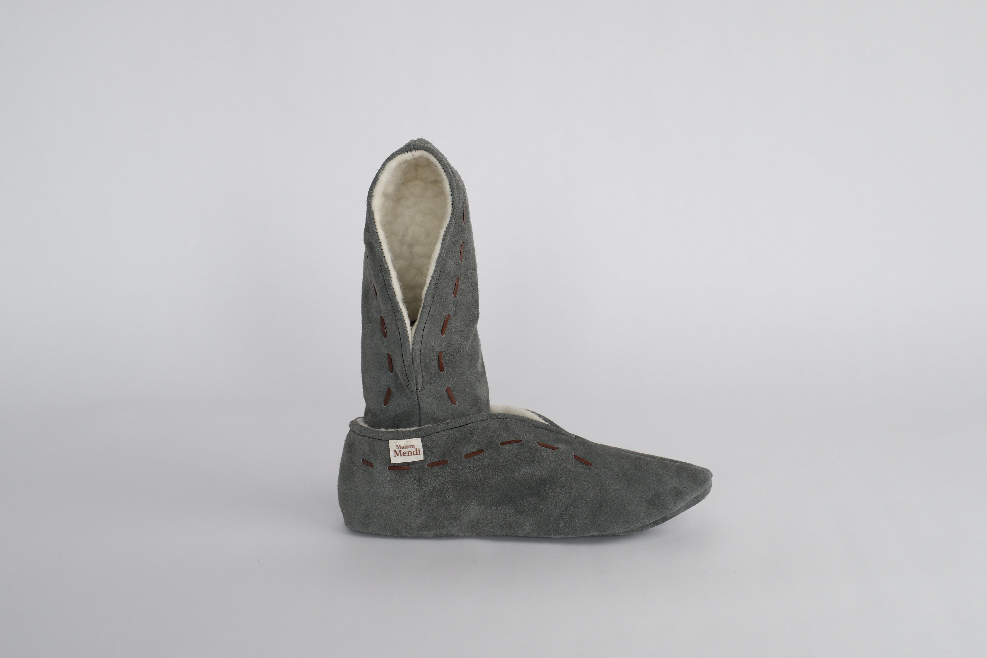 Chaussons Gris - Maison Mendi