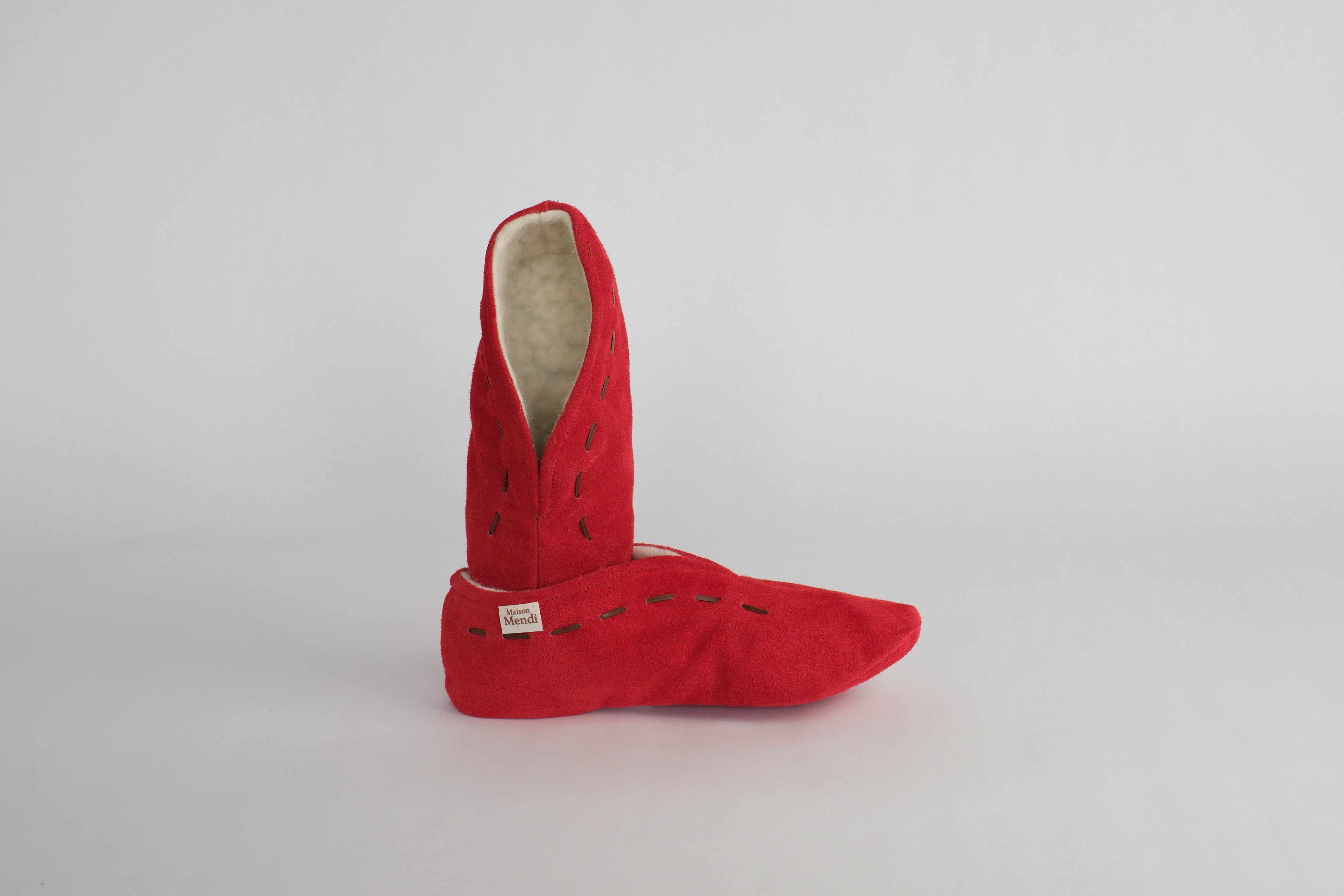Chaussons Rouge - Maison Mendi