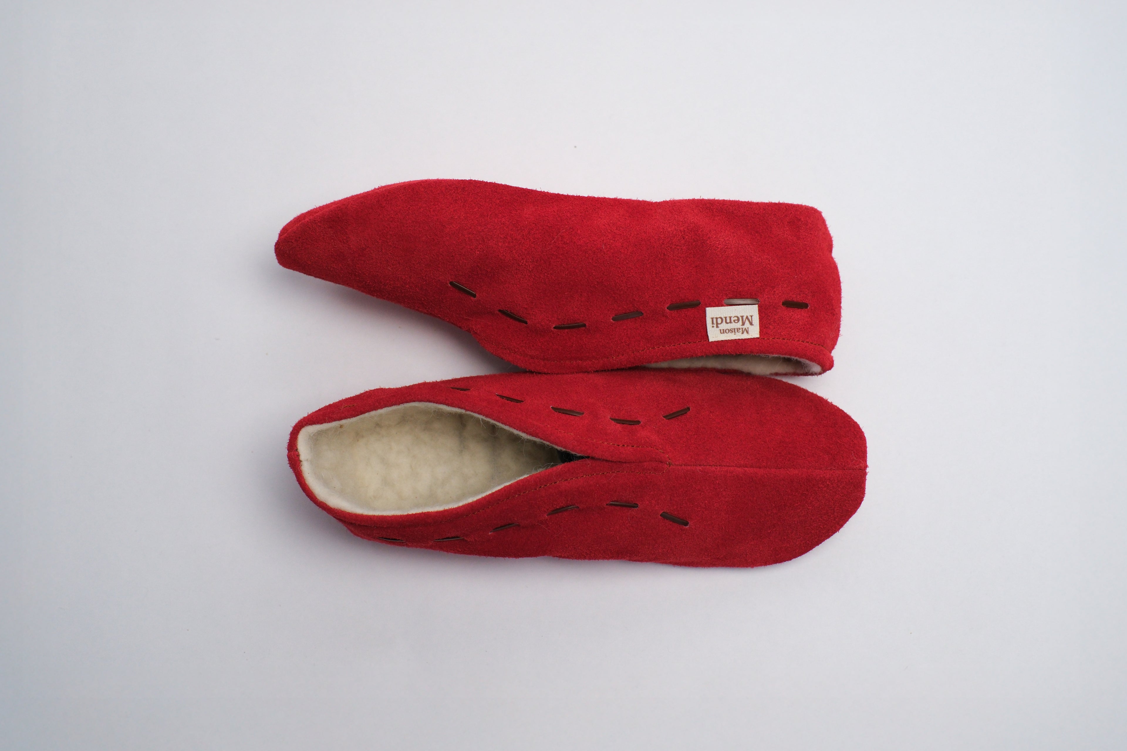 Chaussons Rouge - Maison Mendi