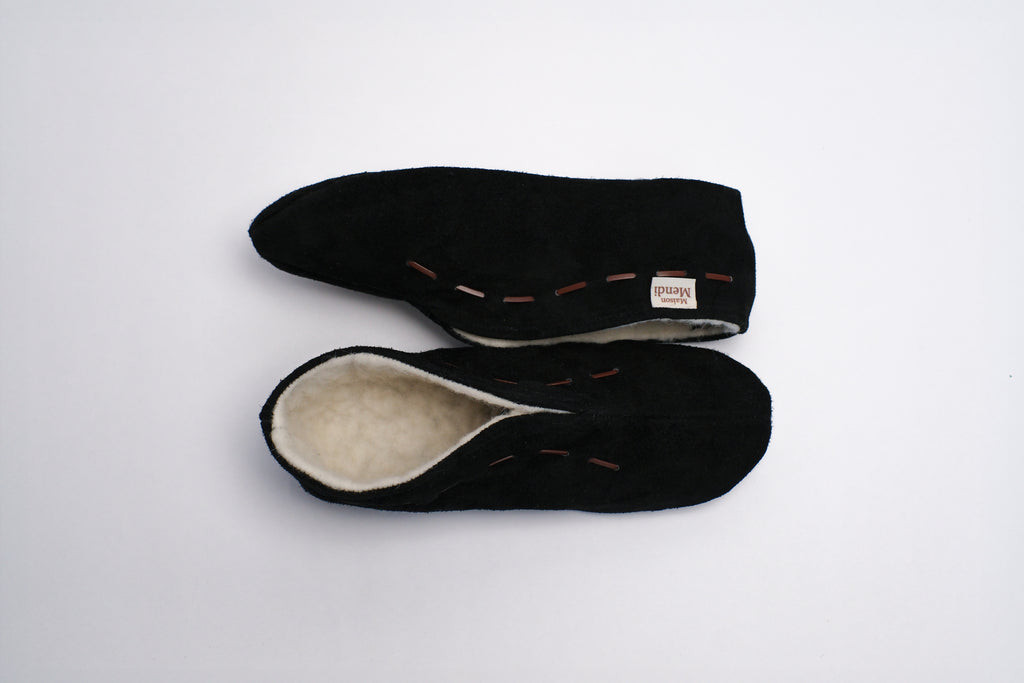 Chaussons Noir - Maison Mendi